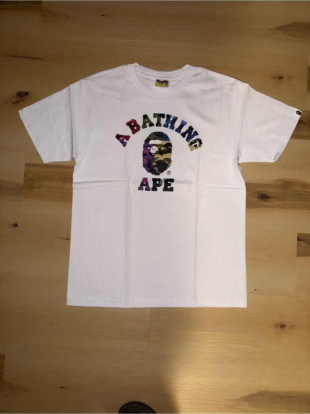 BAPE Mix Camo College Tee